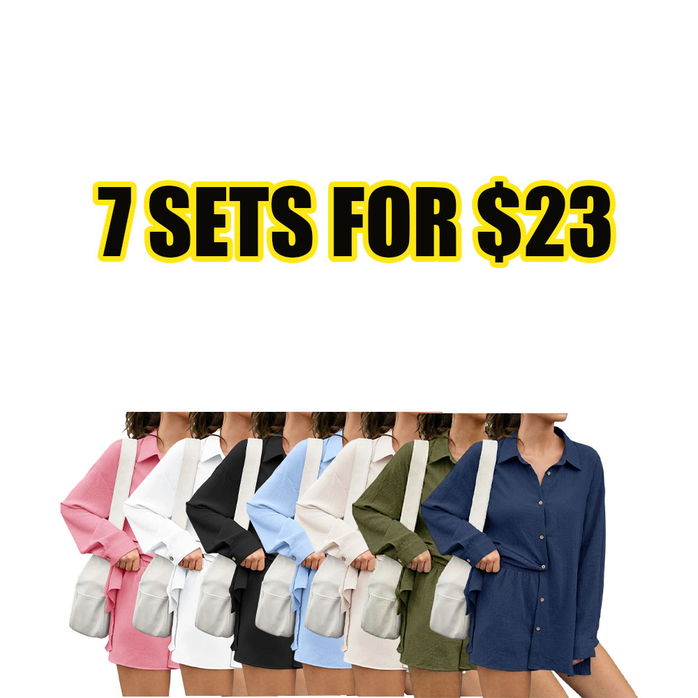 Women's Coastal Breeze Gauze Shirt & Shorts Set