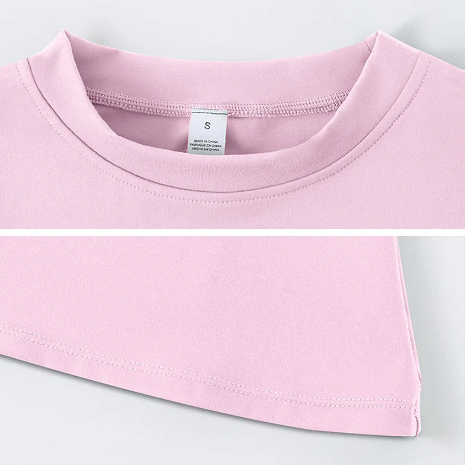 Women’s Slim-Fit Sports T-Shirt Set (Moisture-Wicking Nylon Activewear)