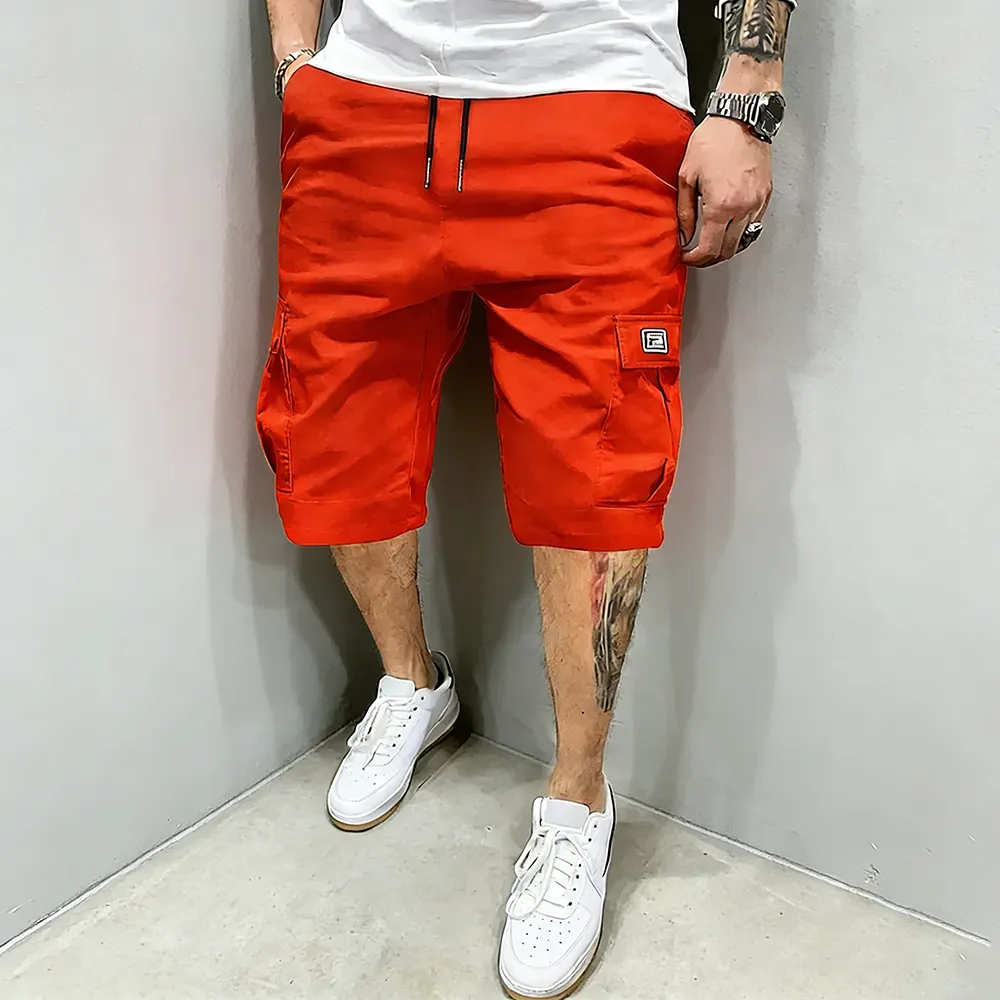 🔥Men's Pockets Drawstring Cargo Shorts