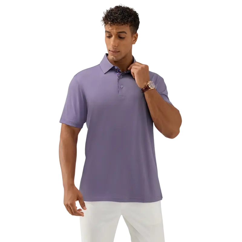 Men’s 9-Pack Polo Shirts – Soft, Breathable Cotton, Comfortable Casual Fit