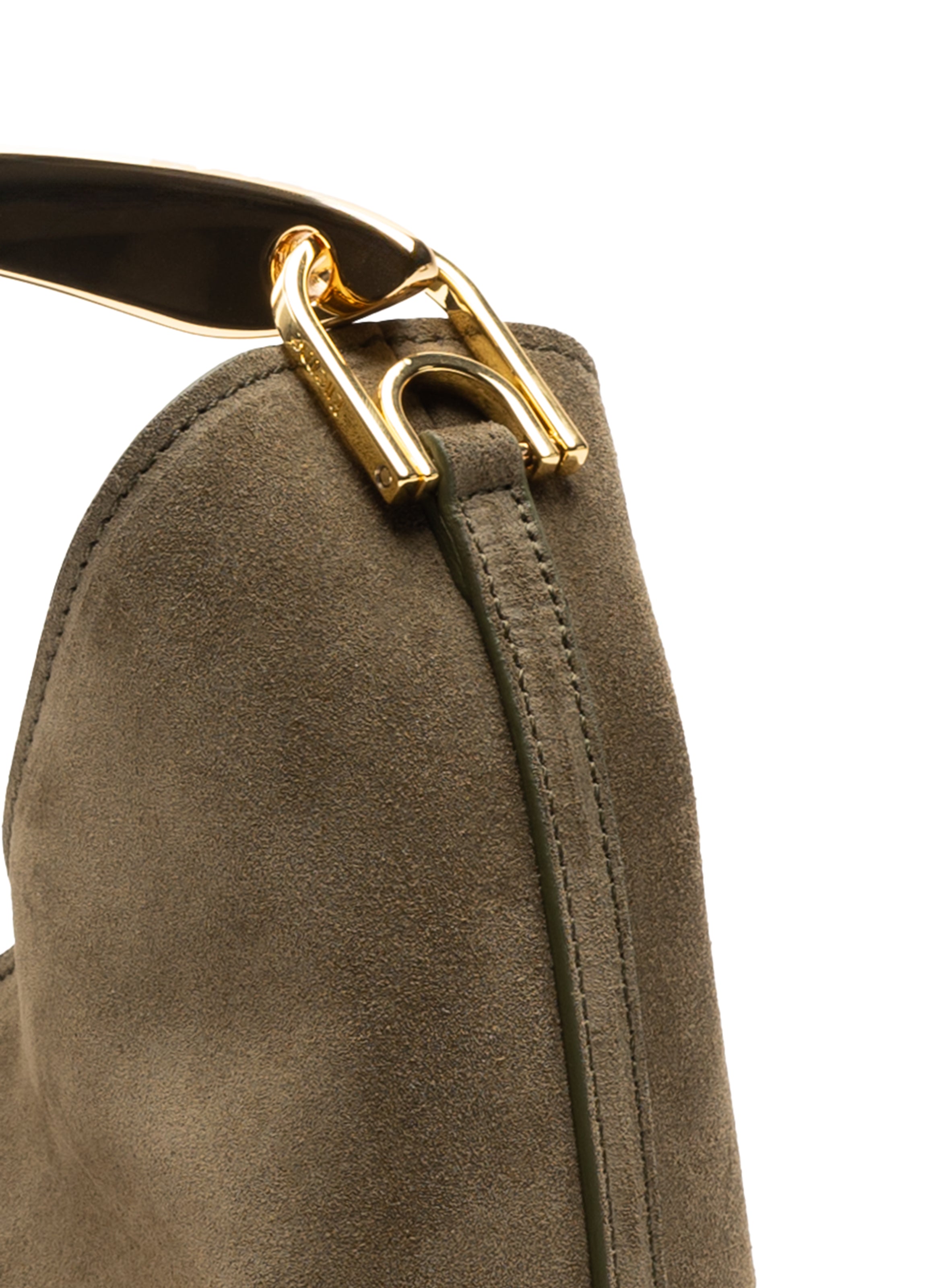 Small Boomerang Suede Truffle Clearance Sale 85%OFF