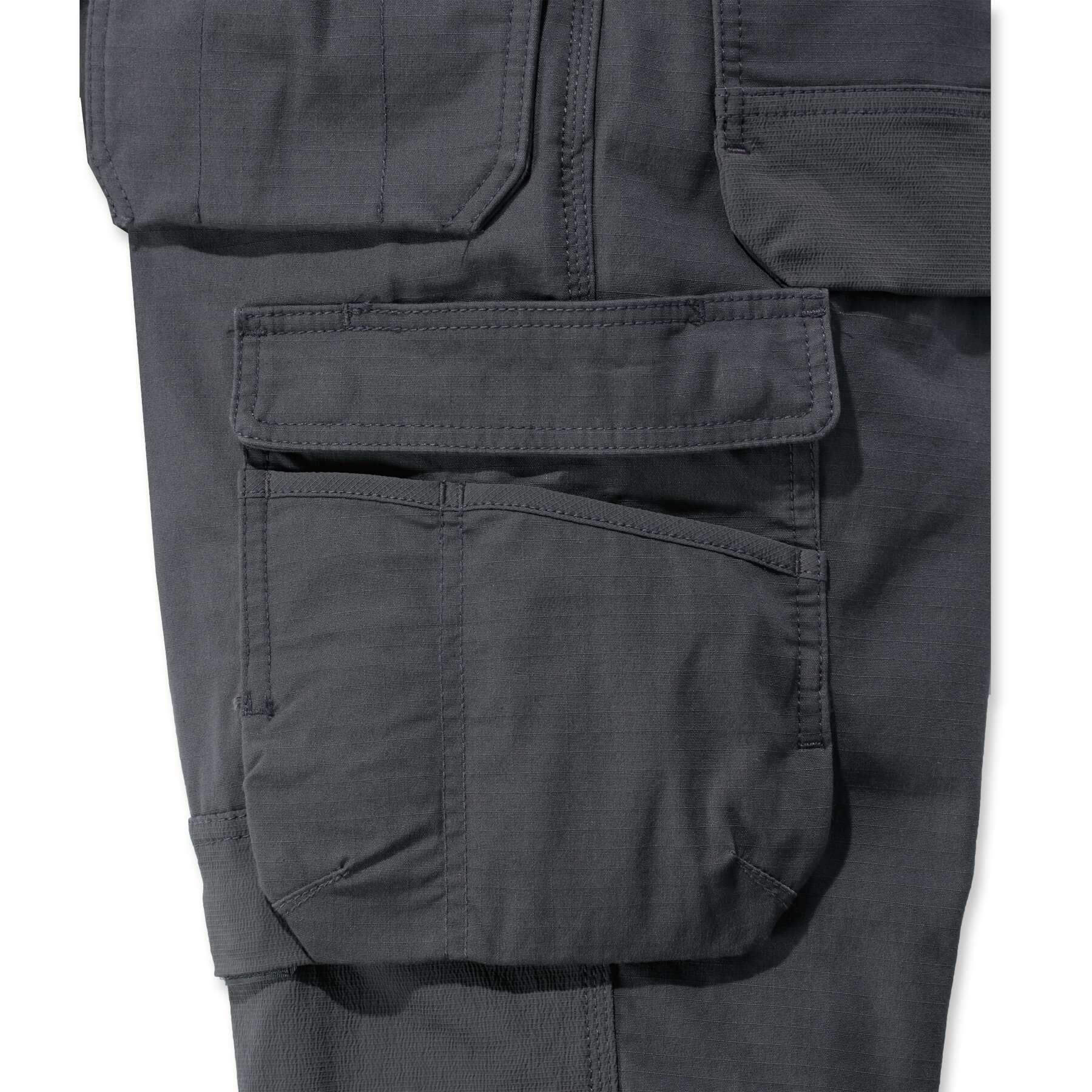 CHT Steel Relaxed Fit Double Front Multi-Pocket Cargo Trousers 103337 Brown