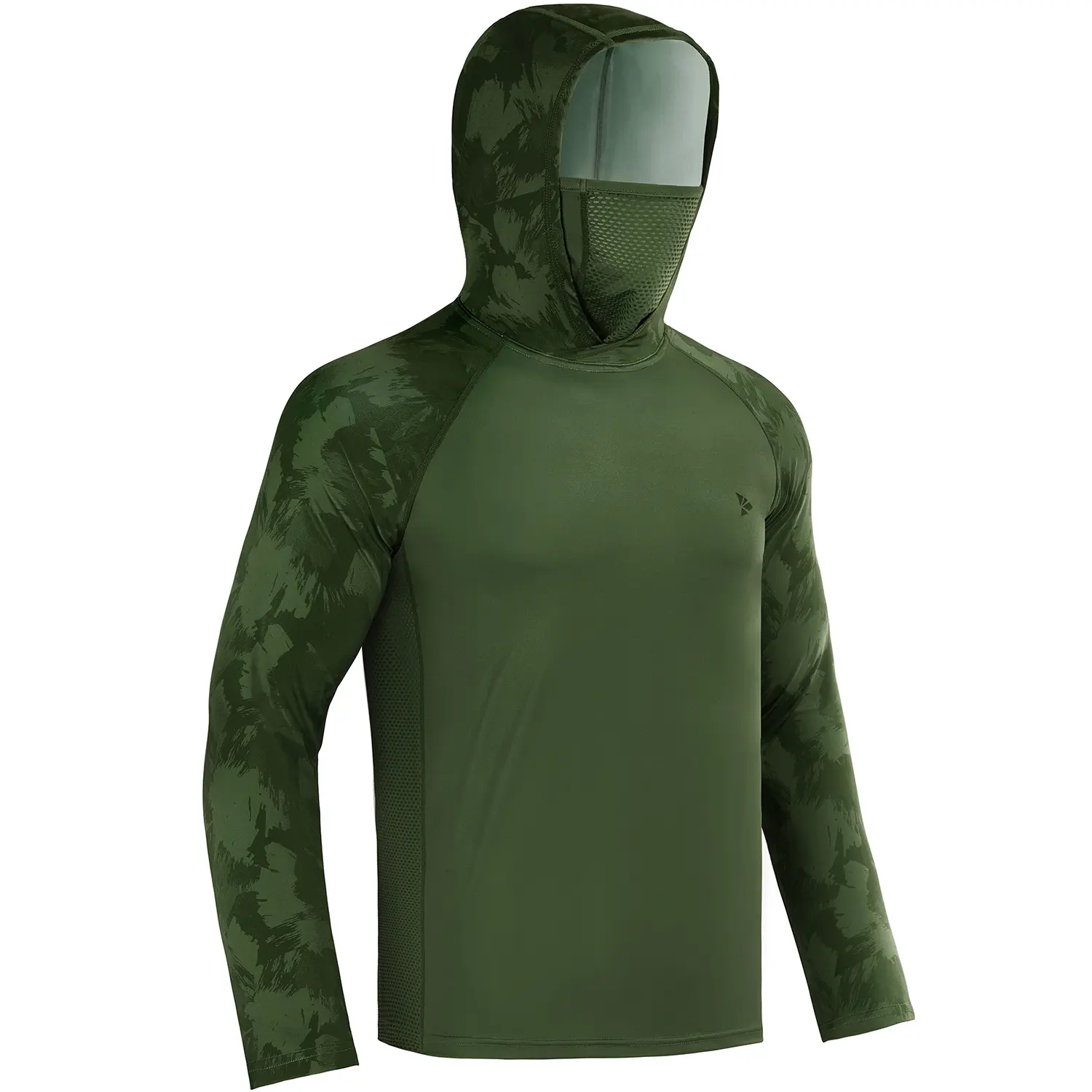 Men UPF 50+ UV Protection Long Sleeve Lightweight Quick Dry Moisture Wicking Breathable Athletic Activewear