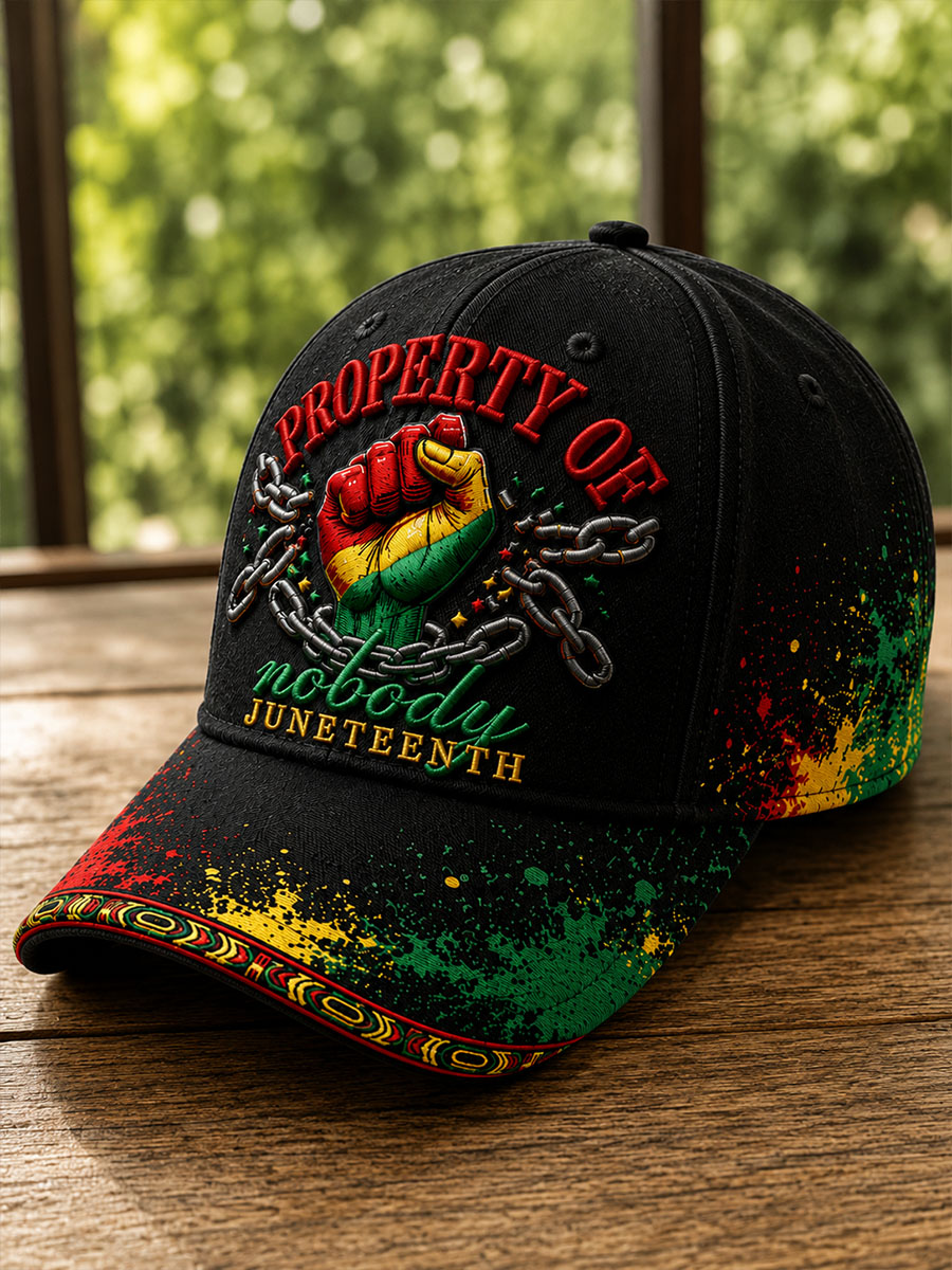 Juneteenth Freedom Fist Baseball Cap