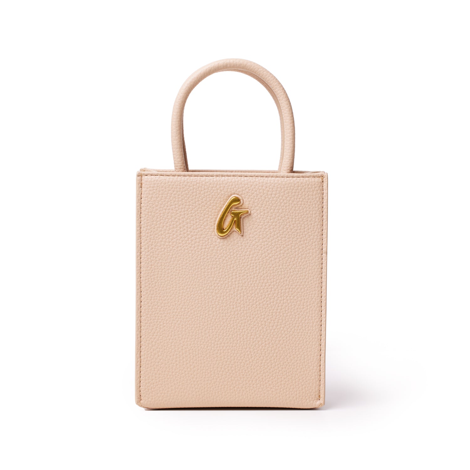 MINI PEBBLE TOTE - NUDE