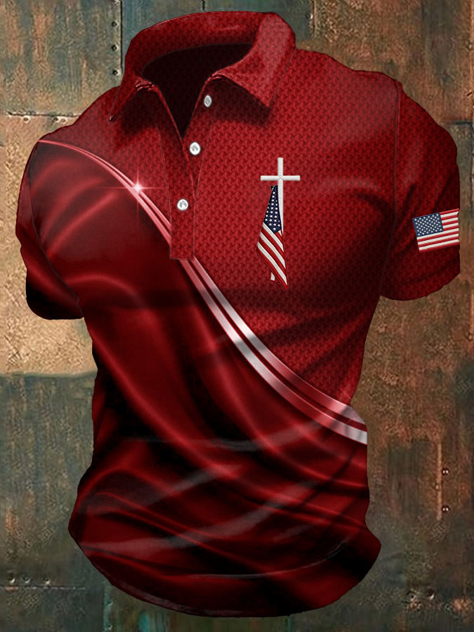 Men'S 250 Years Independence Day Polo Shirt