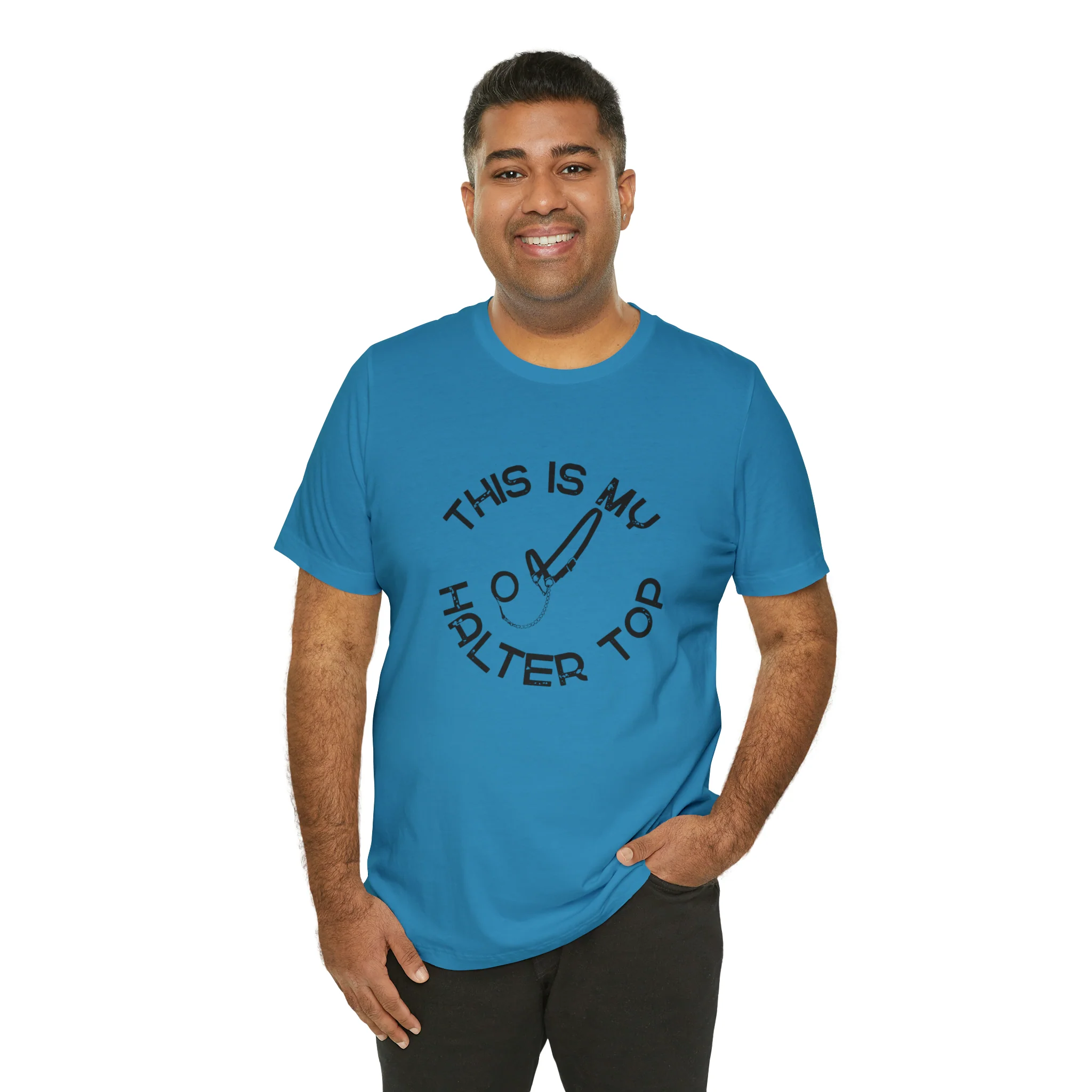 This is My Halter Top Unisex Jersey Short Sleeve Tee
