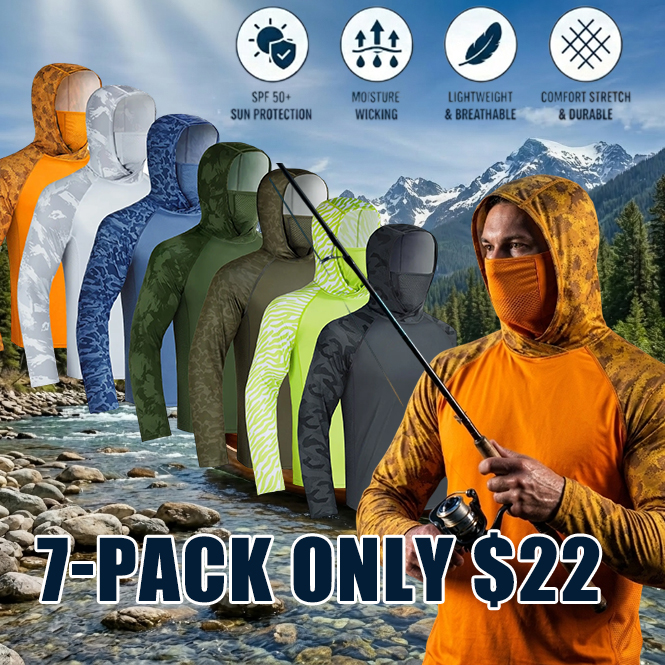 ☀️ Men's UPF 50+ Quick-Dry Sun Hoodie