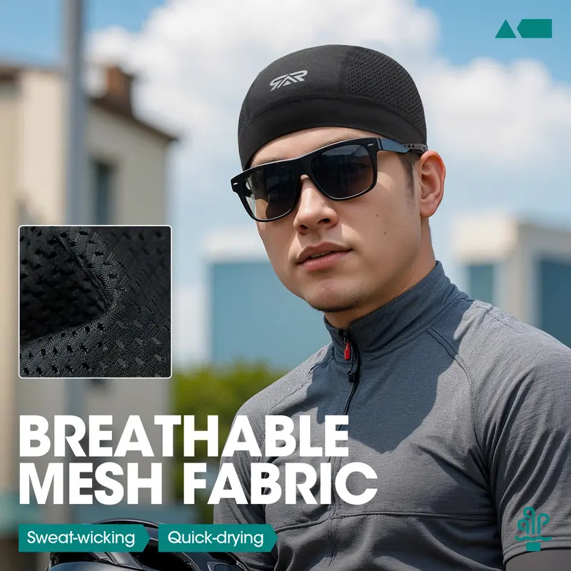 Men's Breathable Helmet Liner Cap