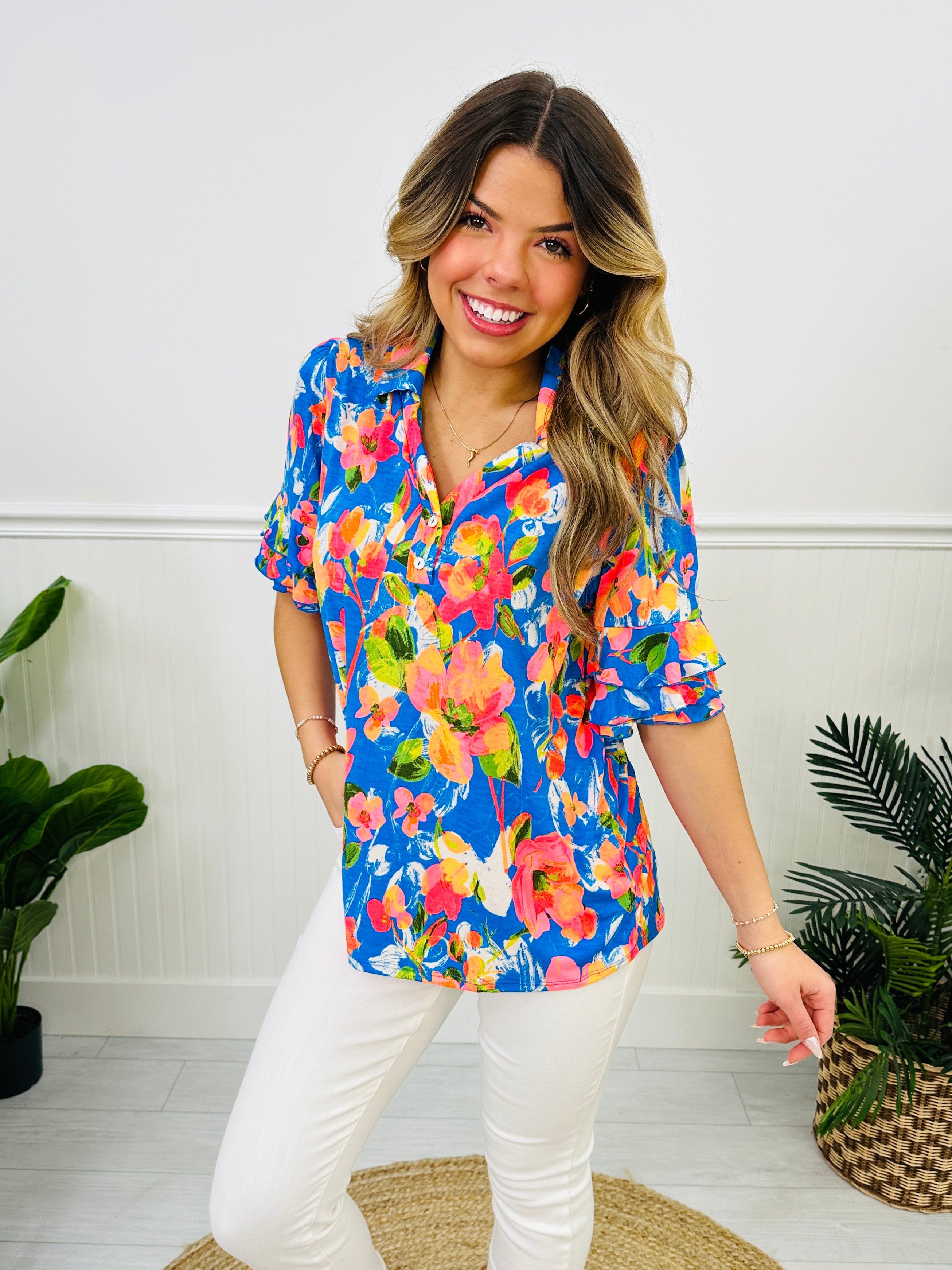 Floral Escape Top