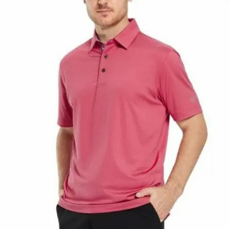 Men's Dry Fit Performance Polo Shirt – Short Sleeve Collared Golf Polo with UPF30+