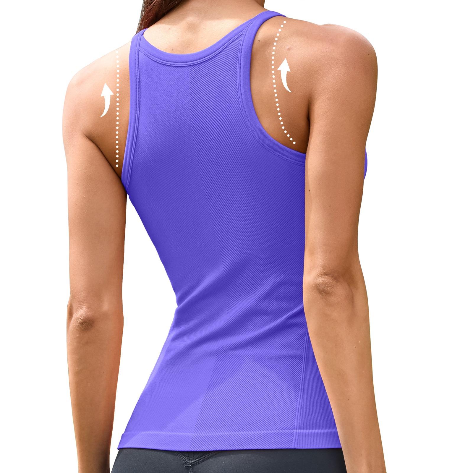 Women Workout Tank Tops with Built in Bra