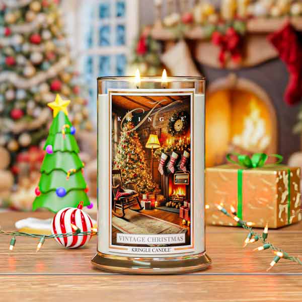 Vintage Christmas Large Jar | Soy Candle