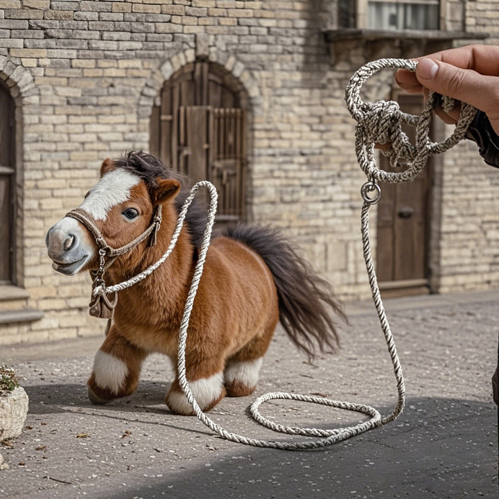 Lifelike Robot Pony  Walks Barks & Wags Tail Like a Real Pet