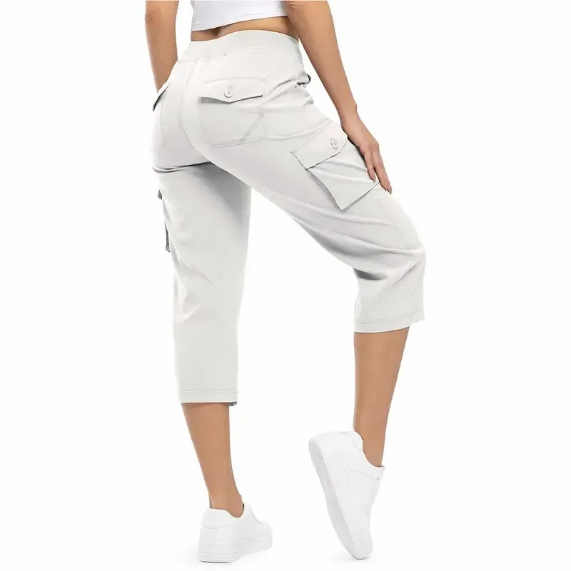 ✨✨Women’s Loose-Fit Lightweight Quick-Dry Capri Pants with Pockets