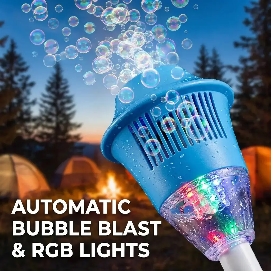 Handheld Bubble Machine for Kids