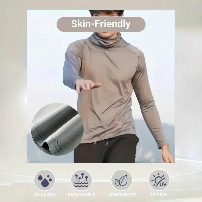 6-Piece Men's Casual Hoodie Pullovers Blue Black Light Gray Slim Fit Long Sleeve Lightweight UPF Sun Protection Soft Breathable Timeless Classic Versatile Machine Washable Comfort Multi-Occasion Wear Menswear Set Stylish Tops
