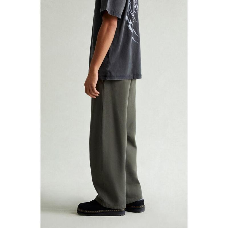 GYM PEOPLE Men's Baggy Fleece Workout Sweatpants with Pockets