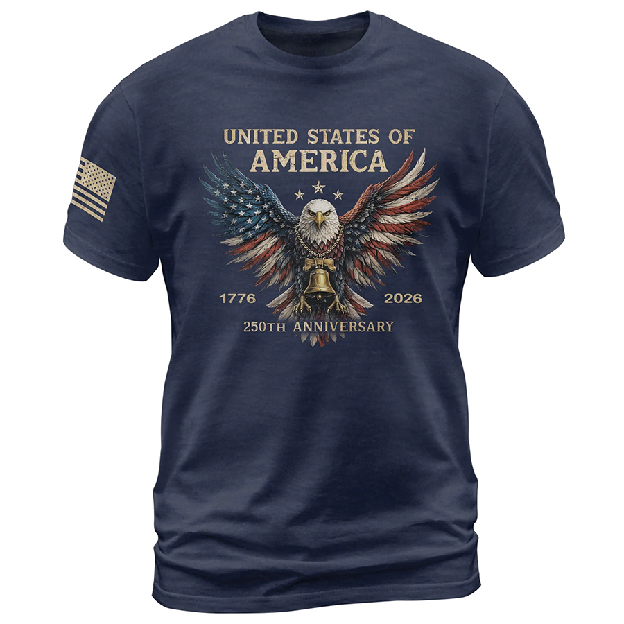 USA 250th Anniversary 250 Years Shirt 1776–2026 American Flag Winged