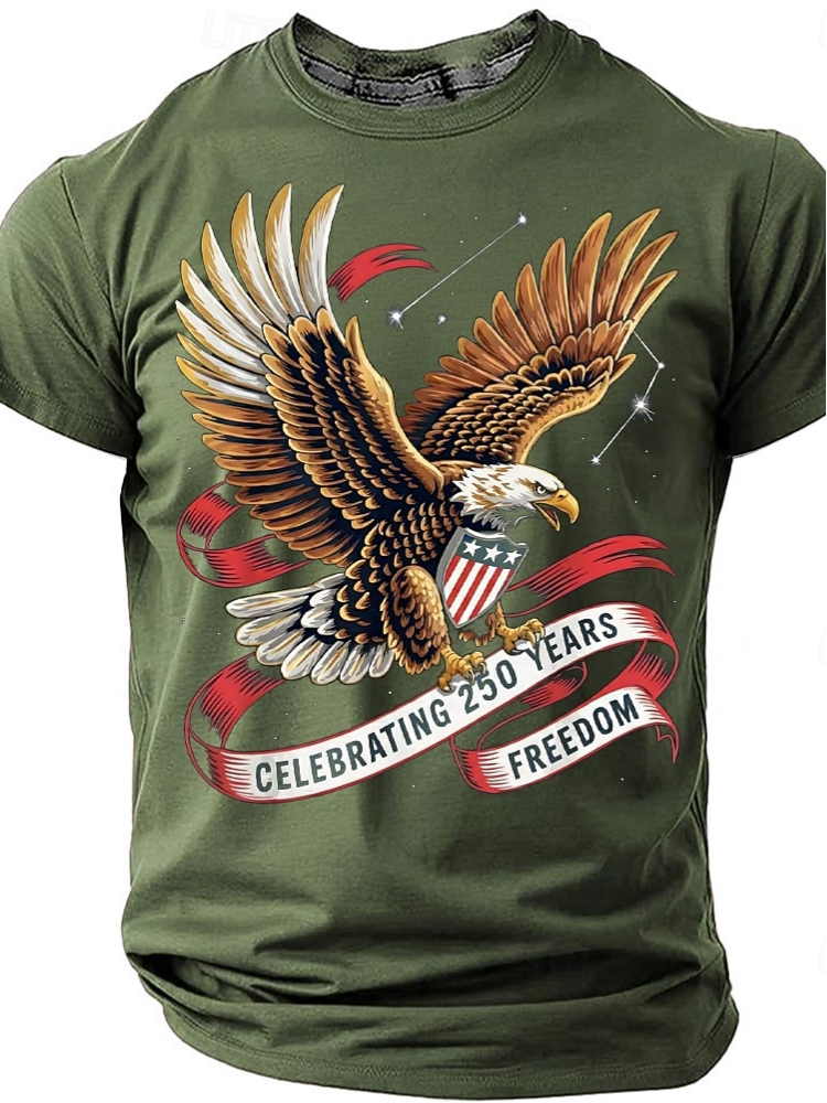 Leisure Freedom Eagle 250Th Anniversary Commemorative T-Shirt