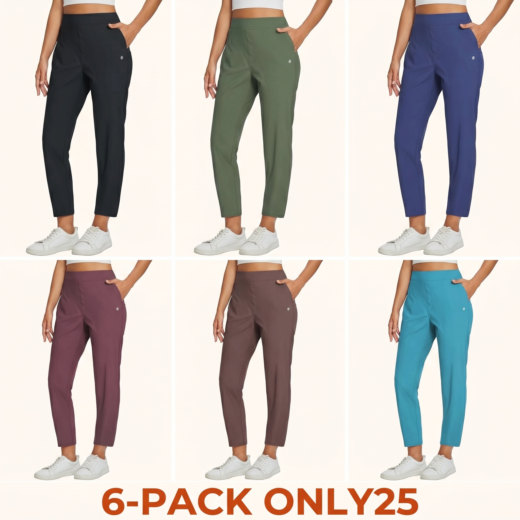 Women's Lightweight, Breathable, and Soft 3/4-Length Pants (26