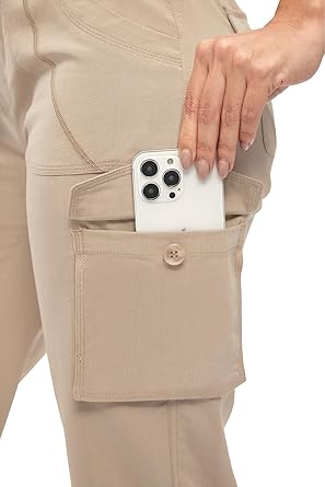Mother's Day Sale💕Womens Cargo Capris Lightweight Hiking Pants 6 Pockets