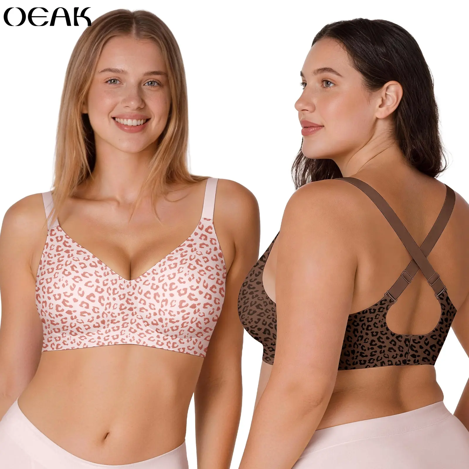 Women's Wireless Seamless Push Up Bra - Comfort Fit