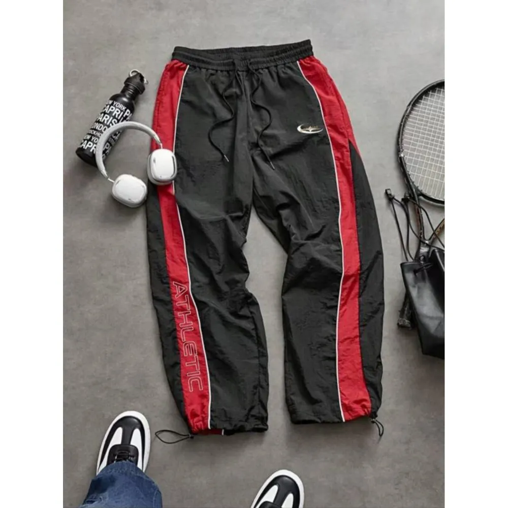 Unisex Casual Printed Elastic Cuff Sport Pants