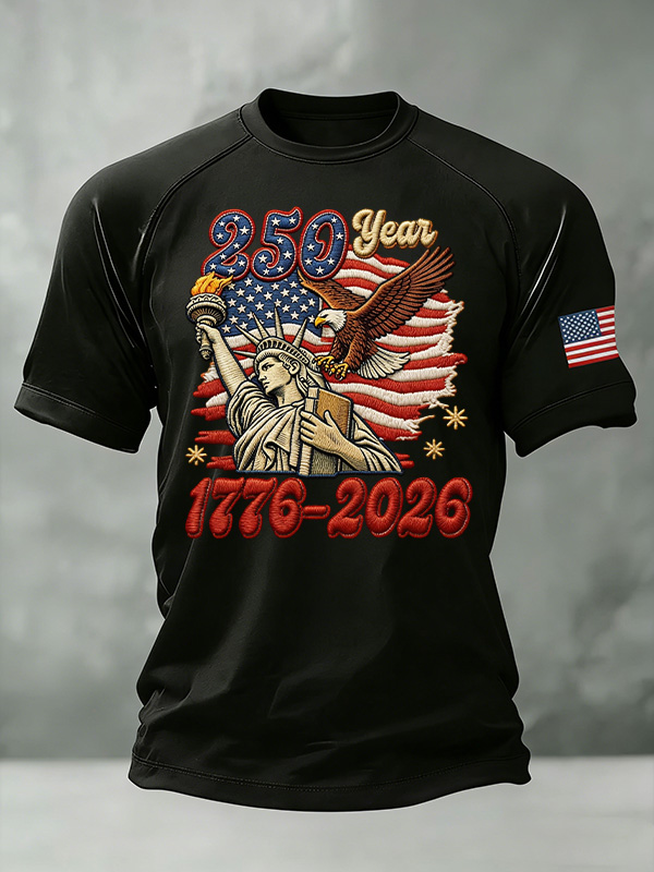 Men'S And Women'S Casual 250Th Anniversary Founding Celebration Raglan T-Shirt