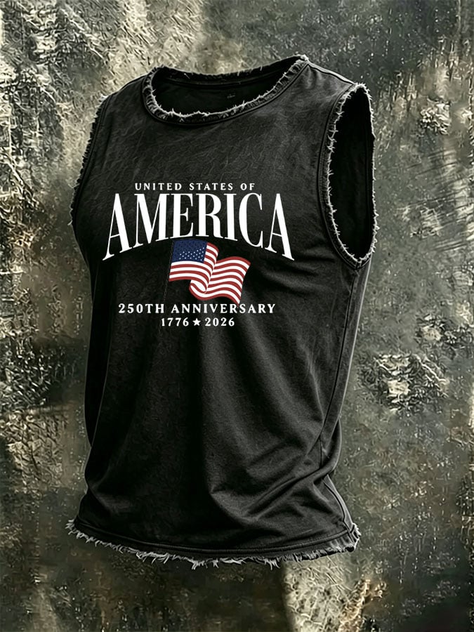 Men'S Casual Printed Vest