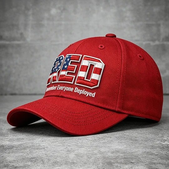 Red Friday Print Casual Hat (Unisex)