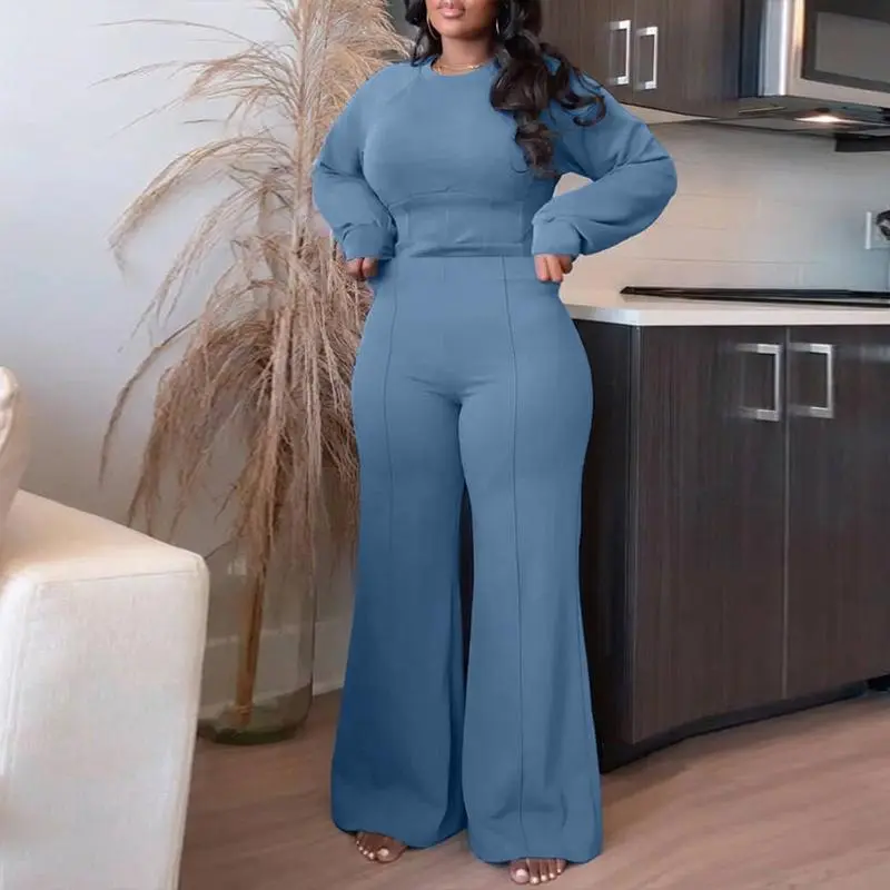 Women's Casual Seam Design Sweatpants Set