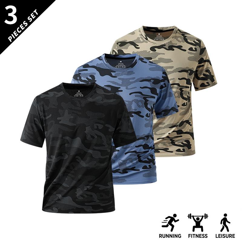 Men's short-sleeve top, suitable for fitness and sports