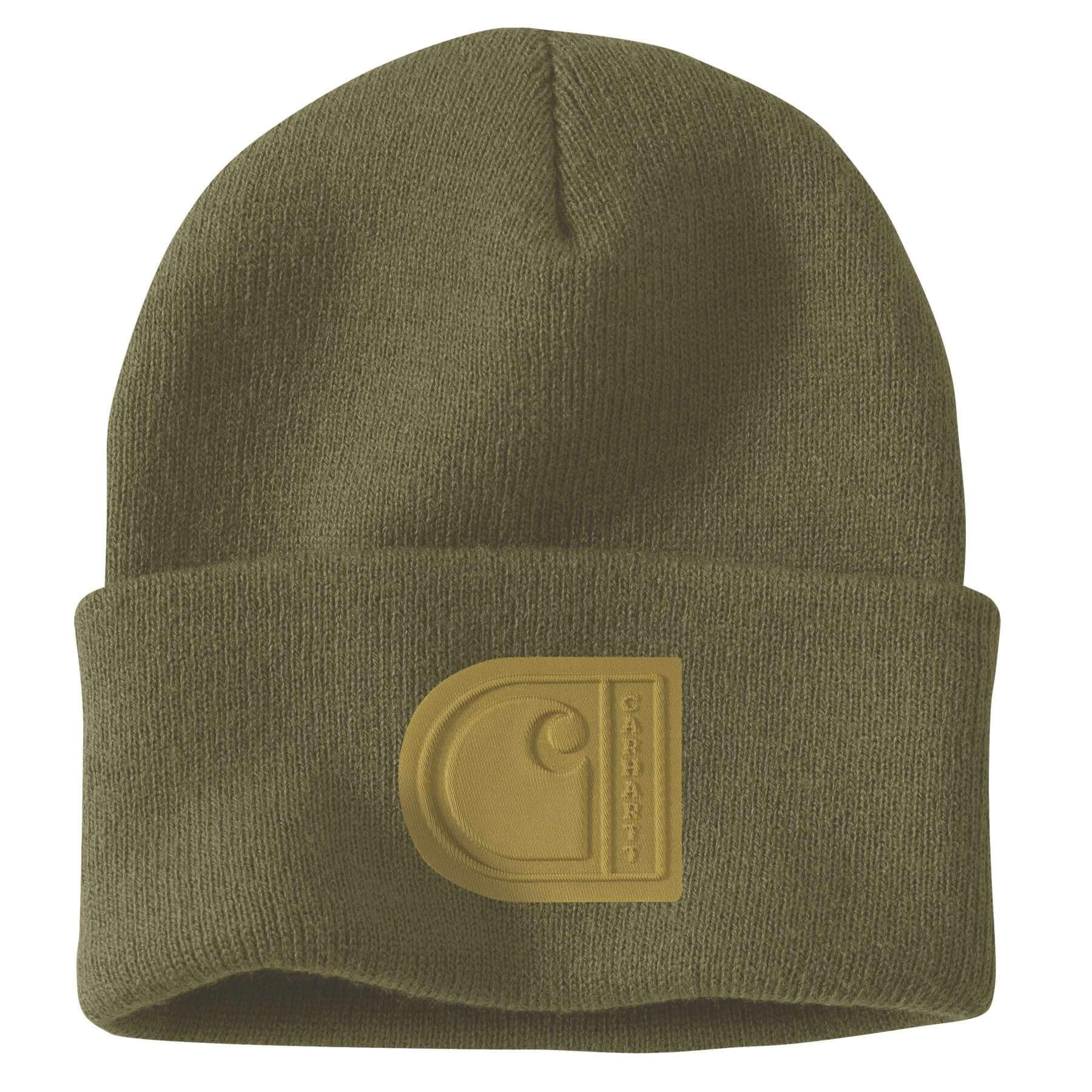 CHT Knit Cuffed C Patch Beanie 107190