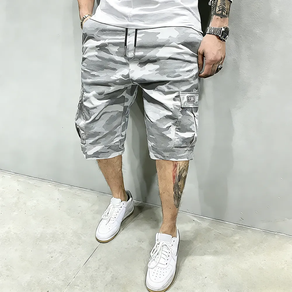 🔥8-PACK $24-Men's Pockets Drawstring Cargo Shorts