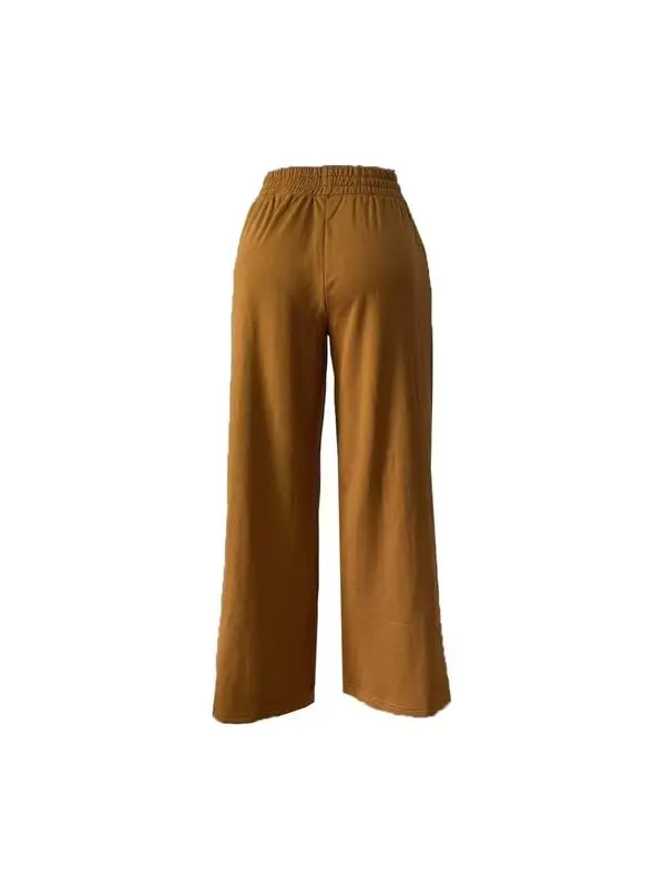 Woman Stripe Wide Leg SweatPants