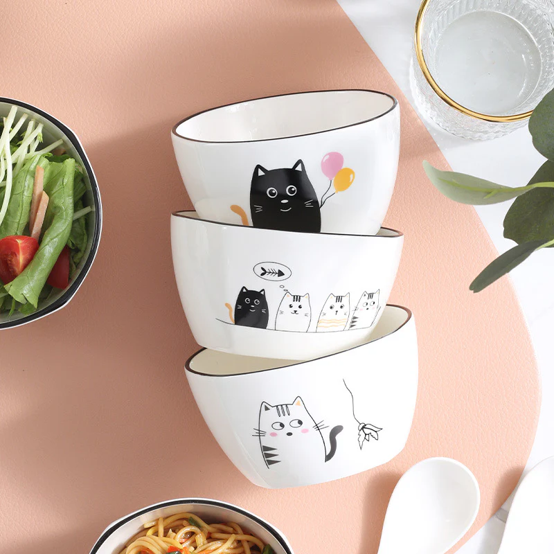 Dake Cat 4.5 Inch Ceramic Bowl