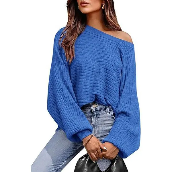 Womens Boat Neck Sweater