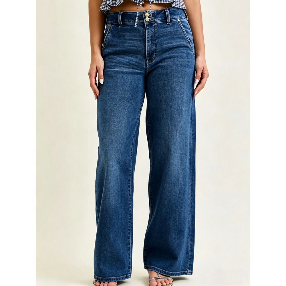 Classy Trouser LIGHT High Waist Wide Leg Jean