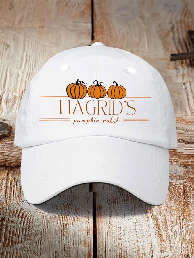 Hagrid's Pumpkin Patch Printed Baseball Capap