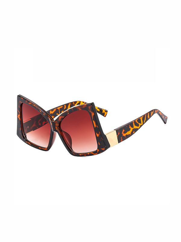 Geometric Sun-Protection Sunglasses Accessories