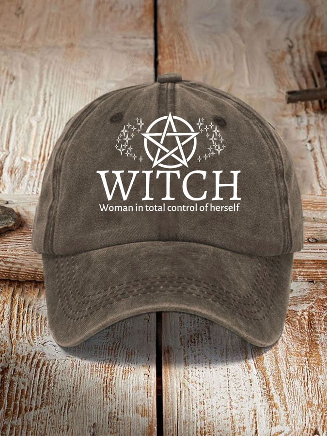 Witch- Woman In Total Control Herself Hat