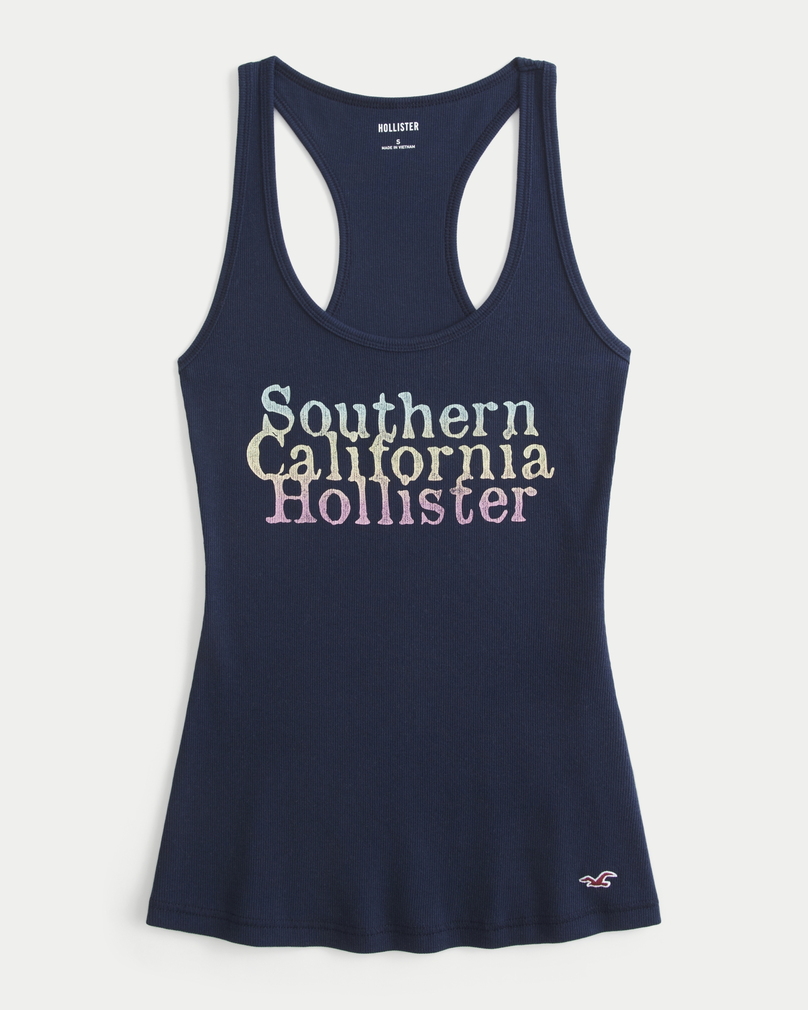 California Logo Graphic Racerback Tank