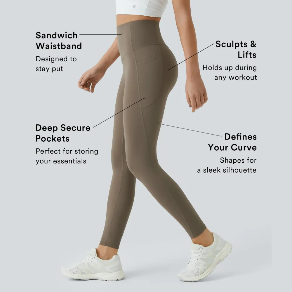 Halara UltraSculpt High-Waisted Abdominal Shaping Training Leggings