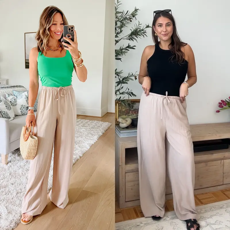 🔥2026 Palazzo Pants for Women - Beach to Street Wide Leg + Pockets