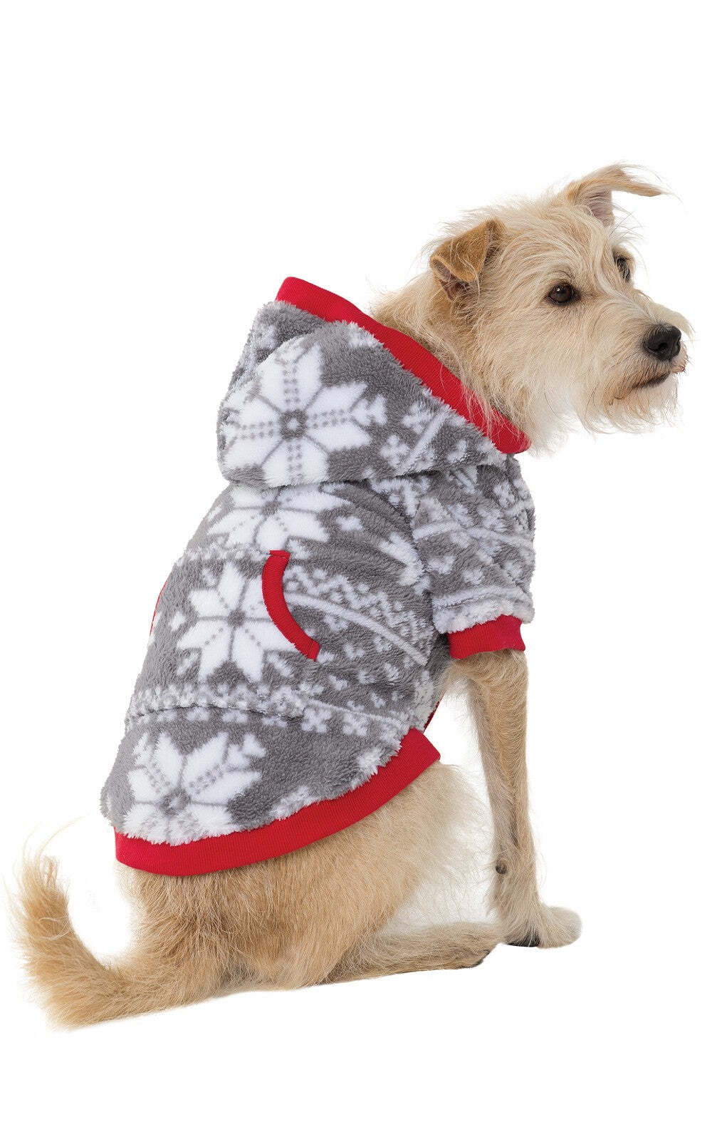 Nordic Fleece Hoodie-Footie Matching Family Pajamas