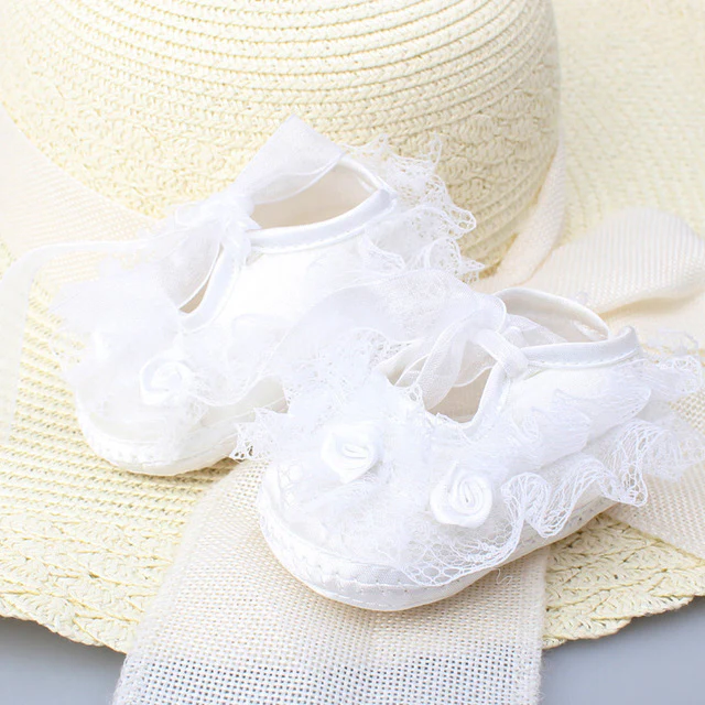 New Princess Baby Girls Cute Lace Shoes