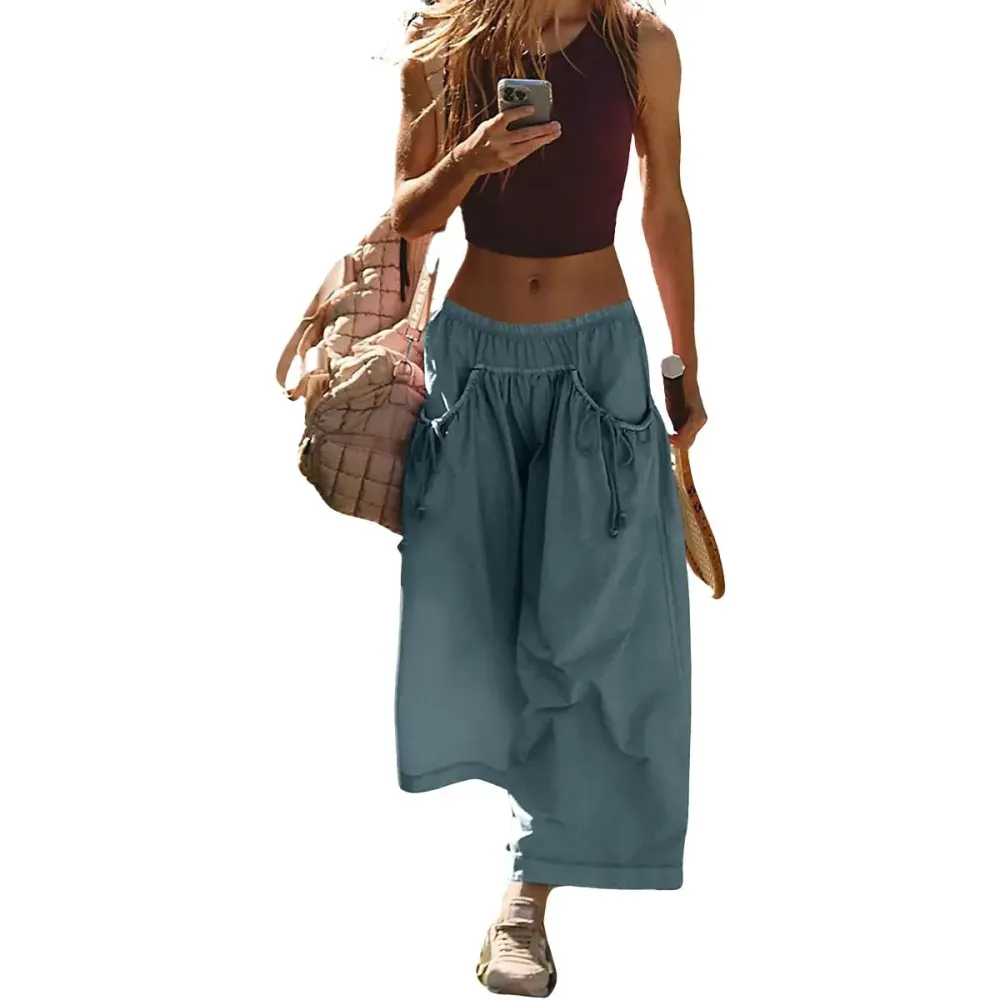 Women's Loose-Fit Wide-Leg Sweatpants