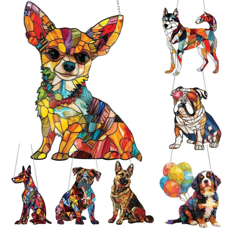 Dachshund Dog Window Hanging Suncatcher