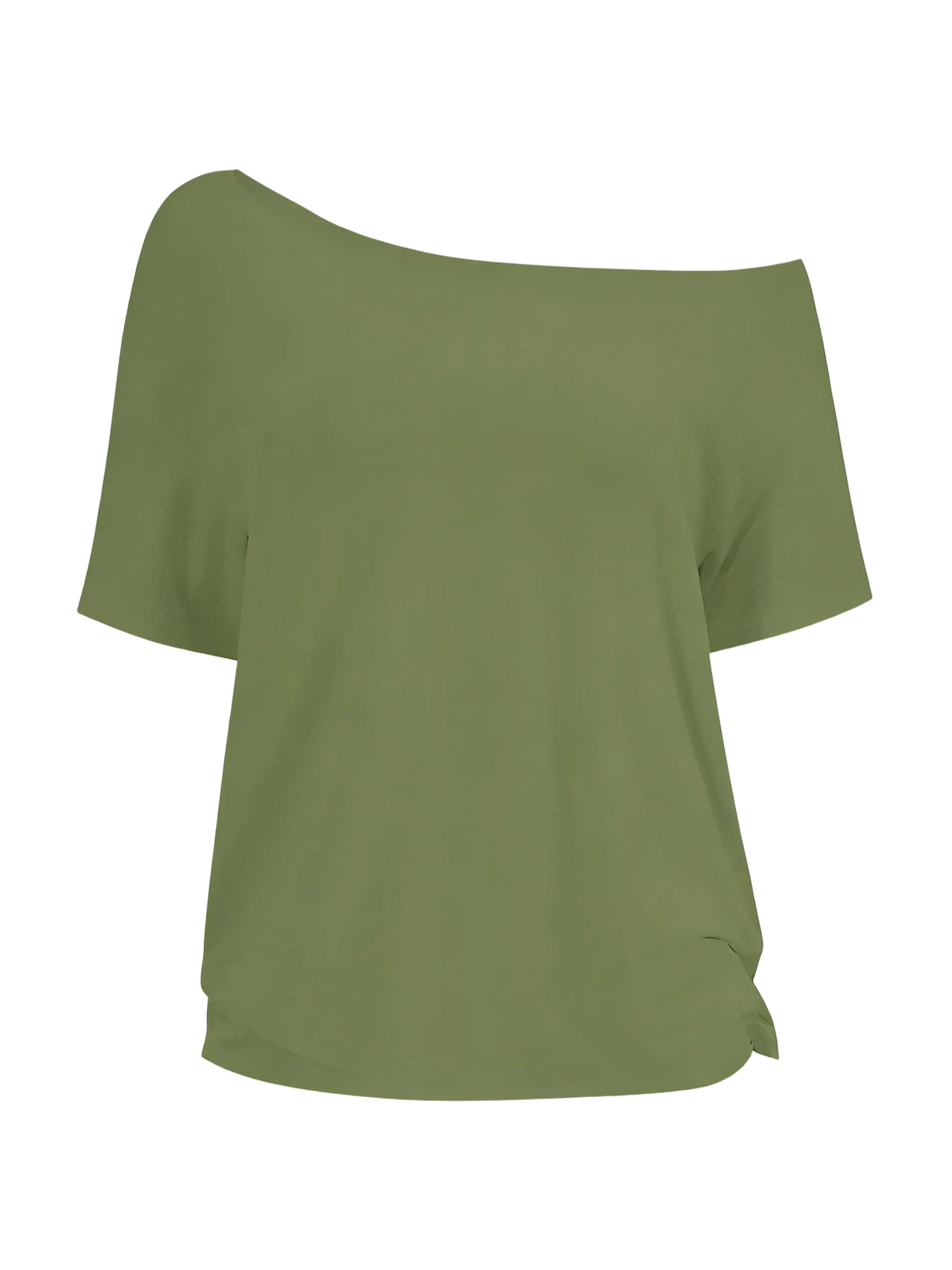 Casual basic short-sleeved T-shirt